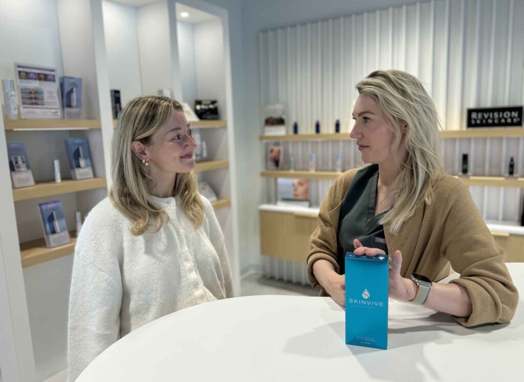 Is SKINVIVE right for me? A Glow Theory patient with dewy cheek skin