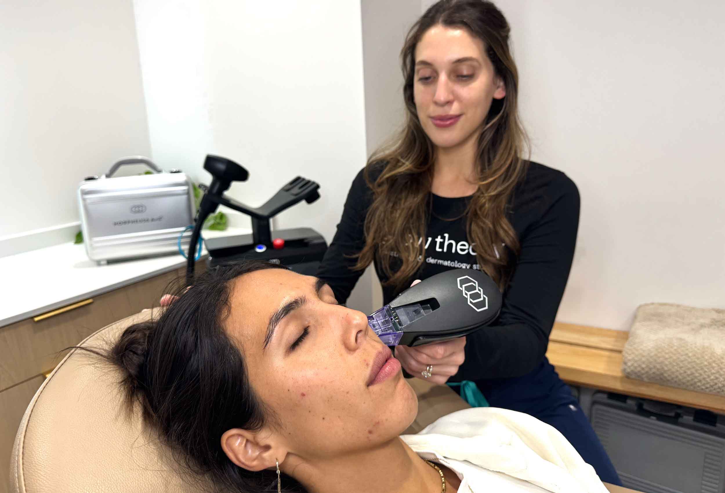 Morpheus8 RF microneedling at Glow Theory Aesthetic & Dermatology Studio in Carlsbad
