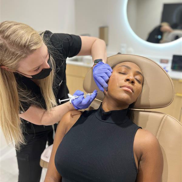 Areas of the face lifted with a PDO thread lift at Glow Theory in Carlsbad