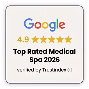 Top-rated medical spa in Carlsbad 2026 badge