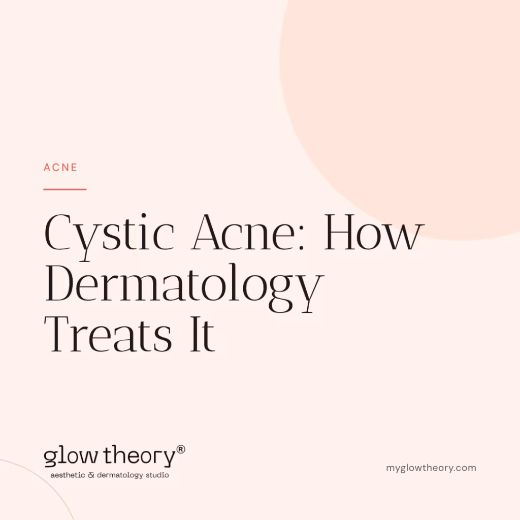 Cystic Acne: How Dermatology Treats It. Glow Theory Aesthetic & Dermatology Studio, Carlsbad