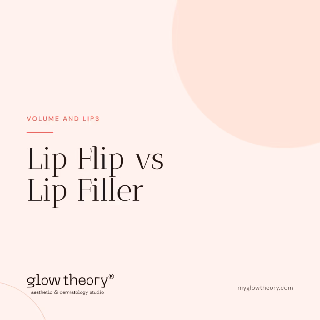 Lip Flip vs Lip Filler. Glow Theory Aesthetic & Dermatology Studio, Carlsbad